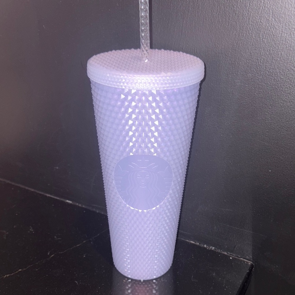 Starbucks Lavender Textured Tumbler Never Used